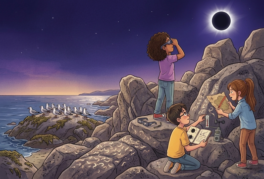 Eclipse solar 2026 para niños: lecturas para vivir una aventura bajo el Sol